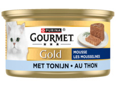 Gold mousse kattenvoer nat met tonijn