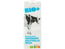 Biologische halfvolle melk houdbaar