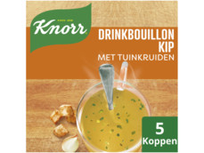 Soep drinkbouillon kip met tuinkruiden