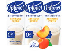 Langlekker Drinkyoghurt perzik abrikoos 0% vet