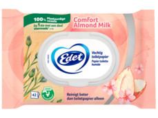 Vochtig toiletpapier amandel