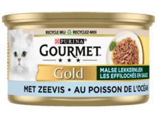 Gold mousse met zeevis
