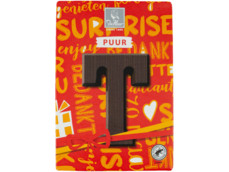 Chocoladeletter puur product foto