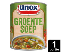 Soep in blik originele groentesoep product foto