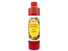 Kruiden ketchup curry product foto