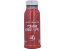 Smoothie yoghurt aardbei product foto