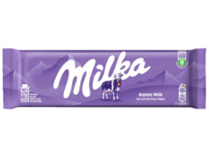 Chocoladereep alpenmelk product foto