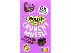 Crunchy muesli protein chocolate product foto