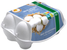 Vrije uitloop eieren product foto
