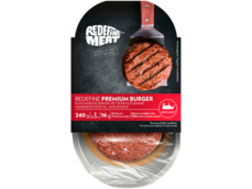 Premium burger plantaardig product foto