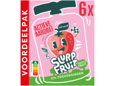 Slurpfruit actieve aardbei product foto