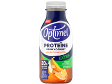 Protein drinkyoghurt mango sinaasappel product foto