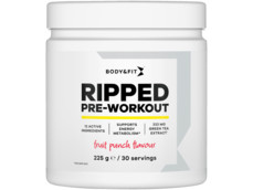 Ripped pre workout fruit punch product foto
