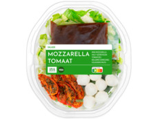Salade mozzarella tomaat product foto