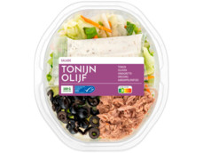 Salade tonijn olijf product foto