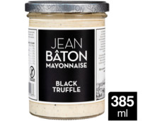 Black truffle mayonnaise product foto