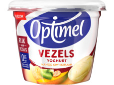 Yoghurt vezels mango product foto