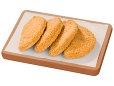 Gevulde schnitzel carbonara product foto