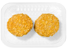Krokante kipburger product foto