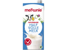 Halfvolle houdbare melk product foto