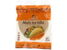 Gele mais tortilla product foto