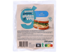 Glutenvrije brood wit product foto