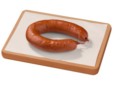 Rookworst rund product foto