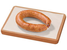 Rookworst rund grof product foto