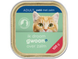 Paté met zalm kat