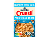 Quaker Cruesli zero sugar added nuts
