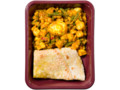 Surinaamse roti met kip en aardappel