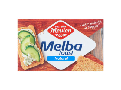 Melba toast naturel product foto