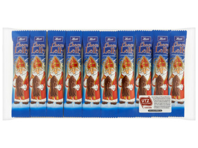 Chocolade lollies sint product foto