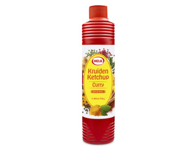 Kruiden ketchup curry product foto