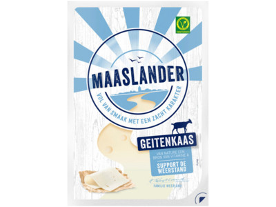 Jong belegen geitenkaas product foto