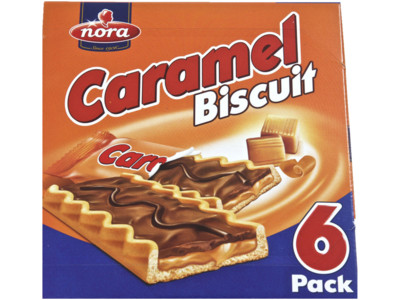 Caramel biscuit product foto