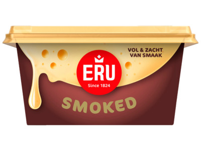 Smeerkaas smoked cheese product foto