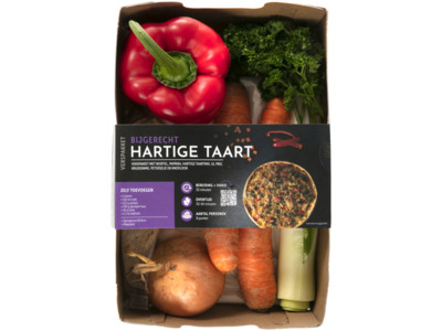 Verspakket hartige taart product foto
