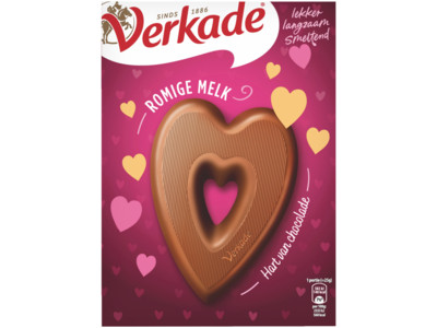 Chocolade hart melk product foto