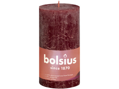 Stopkaars bordeaux 13 cm product foto