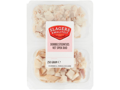 Dobbelsteentjes vetspek product foto