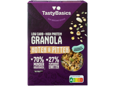 Granola noten en pitten product foto