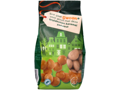 Kruidnoten karamel zeezout product foto
