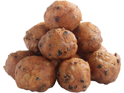 Oliebollen rozijnen product foto