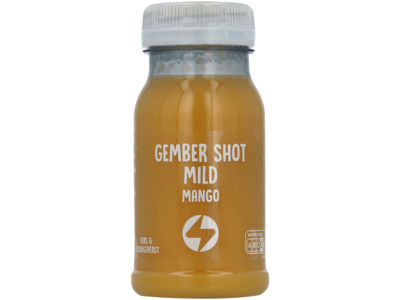 Shot mango gember sinaasappel product foto