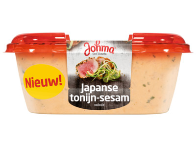 Japanse tonijn sesamsalade product foto