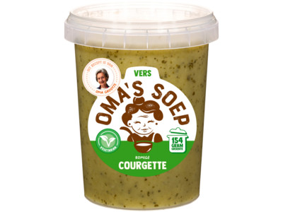 Romige courgettesoep product foto