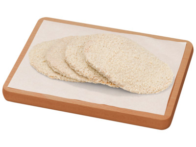 Gepaneerde gehaktschnitzel product foto