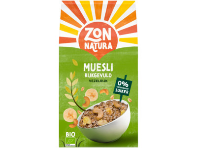 Muesli rijkgevuld product foto