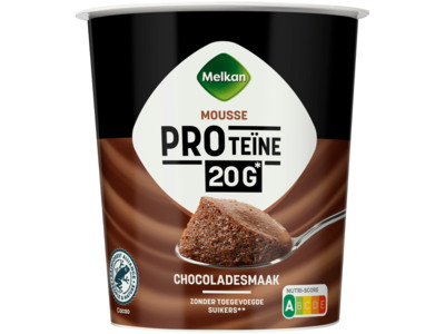 High protein chocolademousse product foto